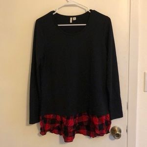 Long sleeve peplum